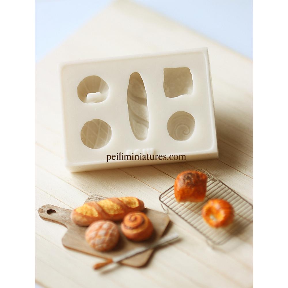 1:12 Scale Croissant Mould Dolls House Miniature Food Accessory 