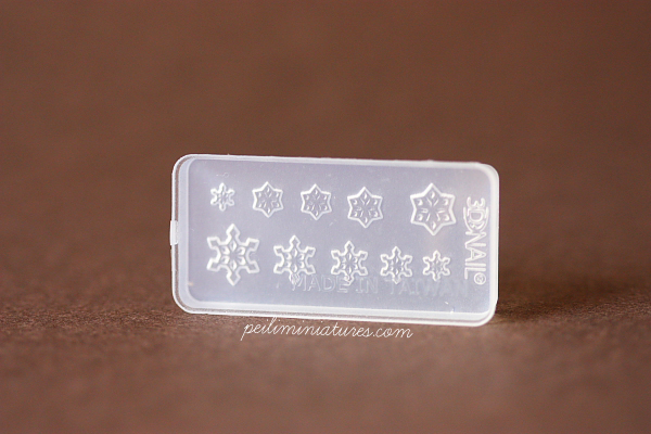 Christmas Design Snowflake Miniature Mold