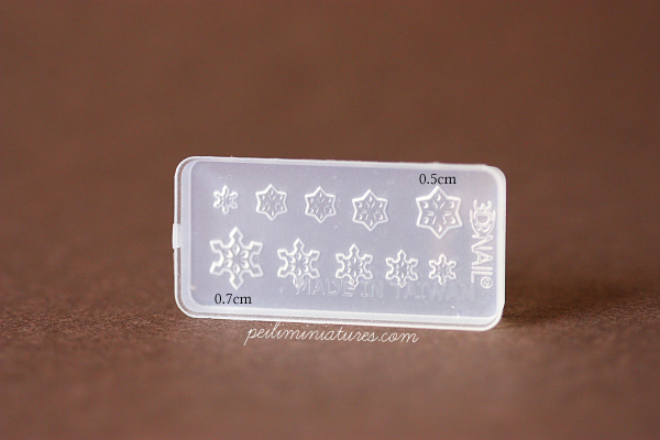 Christmas Design Snowflake Miniature Mold
