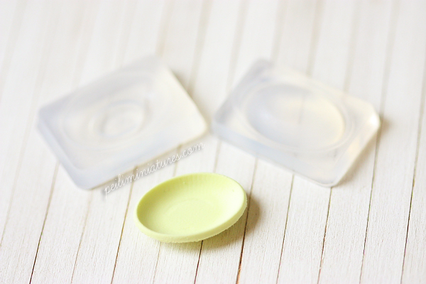 Miniature Clay Push Mold - Oval Dish - SMALL