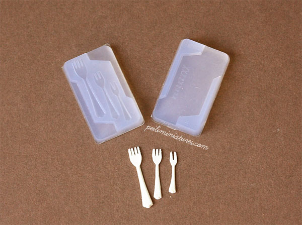 Miniature Clay Mold Push Mold for Fork