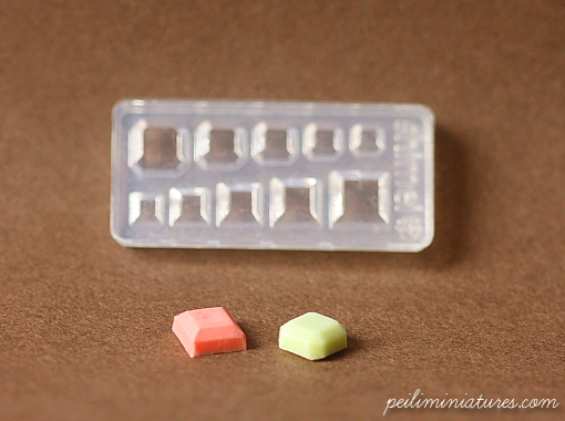 Miniature Square Gem Crystal Mold - UV Resin Mold