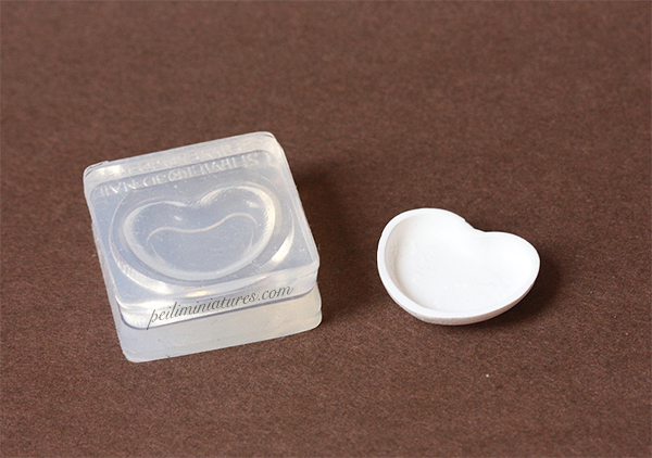 Miniature Dish Mold - Heart Shape Dish Mold