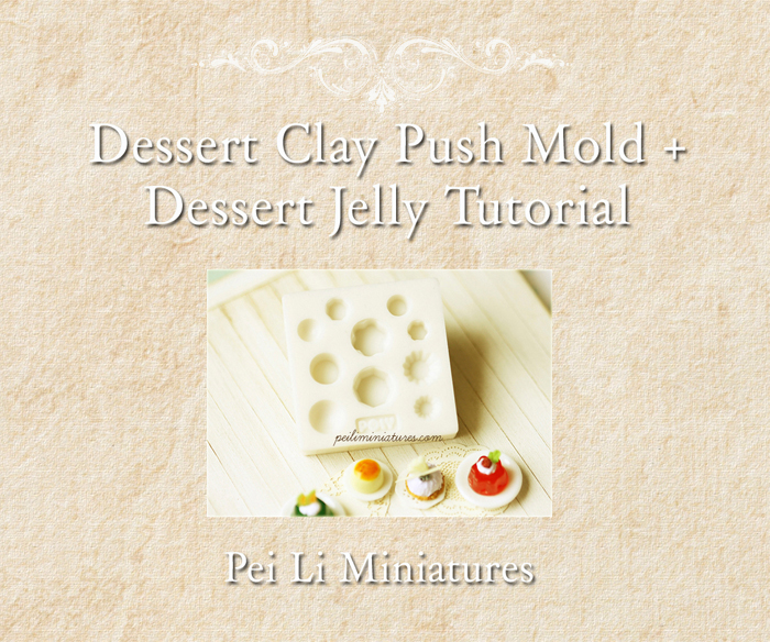 Clay Food Tutorial and Dessert Clay Food Push Mold