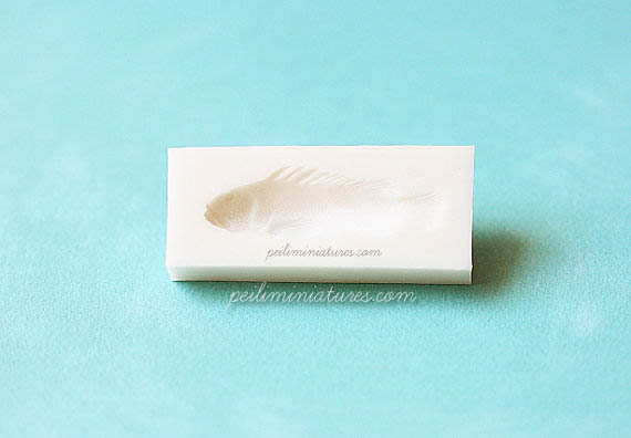 Dollhouse Fish Mold - Push Mold for Making Dollhouse 1/12 Scale Grouper Fish