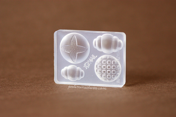 Assorted Breads Dollhouse Miniature Mold