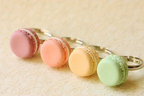 Kawaii Jewelry - French Macaron Ring (Colors of Flowers Series)