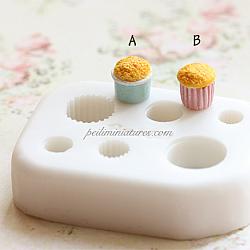 Miniature Cupcake Base for 1/12 and 1/6 Scale